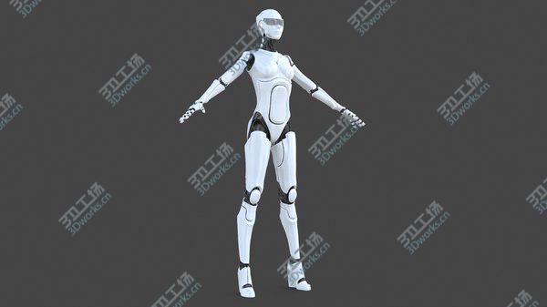 images/goods_img/20210312/3D model Female Cyborg Robot/2.jpg